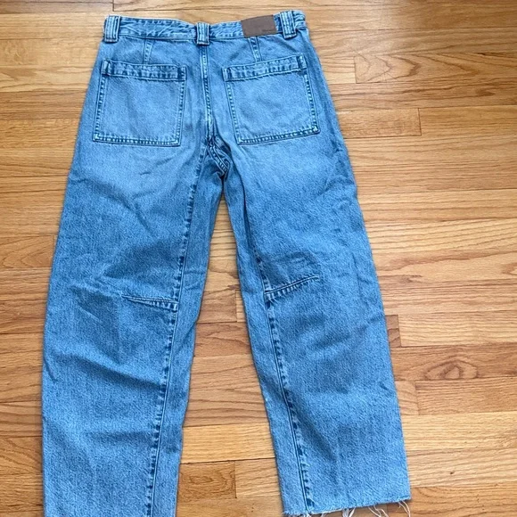 Madewell darted leg barrel jeans size 28 - Picture 7 of 8